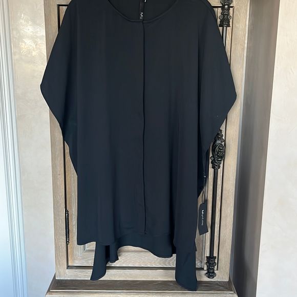 Mynt1792 Black Tunic Top Plus Size 1X New - Picture 6 of 13